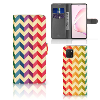 Samsung Note 10 Lite | Telefoon Hoesje | Zigzag Multi Color - thumbnail