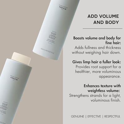 Previa Natural Haircare Volumising Bodifying Conditioner 1000ml