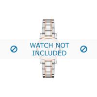 Horlogeband Burberry BU9127 Staal Bi-Color 18mm - thumbnail