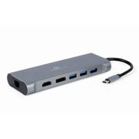 Cablexpert Gmb Usb-c Multi-poort 8-in-1 - thumbnail
