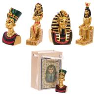 Egyptische beeldjes, in een tas - thumbnail
