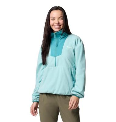 Columbia Sequoia Grove™ 1/2 Zip Pully Dames Spray, Teal M