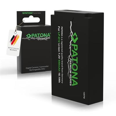 Canon LP-E12 accu (Patona Premium)