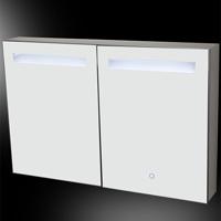 Best Design Spiegelkast Aluma Incl. Led Verlichting 90X60 cm - thumbnail
