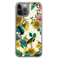 iPhone 12 (Pro) hybride hoesje - Sunflowers - thumbnail