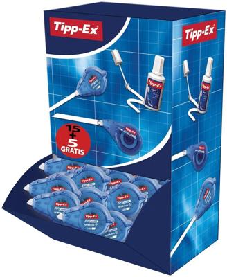 Correctietape Tipp-Ex easy refill ecolutions 5mmx14m 15+5 gratis