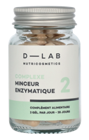 D-Lab Nutricosmetics - D-Lab Enzymatic Slimming Complex 2 Capsules 56 stuk Afslanken en verstevigen 56 pc - thumbnail