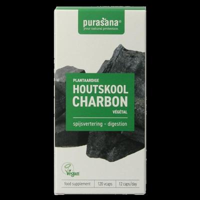Purasana Plantaardige Houtskool Capsules Purasana Plantaardige Houtskool Capsules