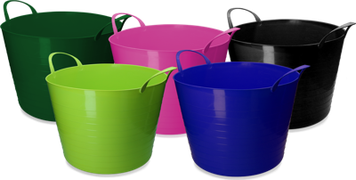 vPlast Emmer V-Trug Flexi 65 l Blauw