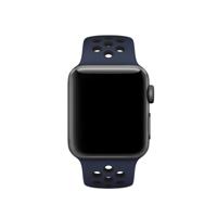 Apple Nike Sport Band Apple Watch 38mm / 40mm / 41mm Obsidian / Zwart - thumbnail