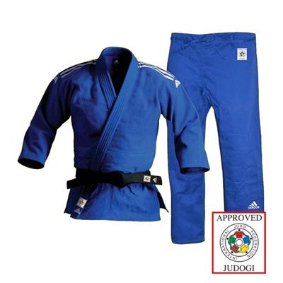 Adidas Champion II Slim Fit IJF Approved judopak blauw