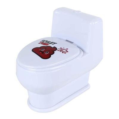 Poo toilet met drol waterspuitend 10cm