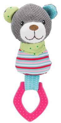 TRIXIE JUNIOR BEER VAN STOF MET BIJTRING 23 CM 3 ST TRIXIE JUNIOR BEER VAN STOF MET BIJTRING 23 CM 3 ST