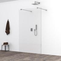 Wiesbaden Slim Inloopdouche 75x200 cm - Nano Coating - Helder Veiligheidsglas - thumbnail