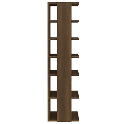 VidaXL Schoenenrek 27,5x27x102 cm bewerkt hout bruin eikenkleur