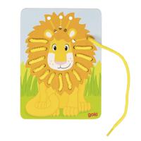 Goki houten rijgpuzzels, 3st. - thumbnail