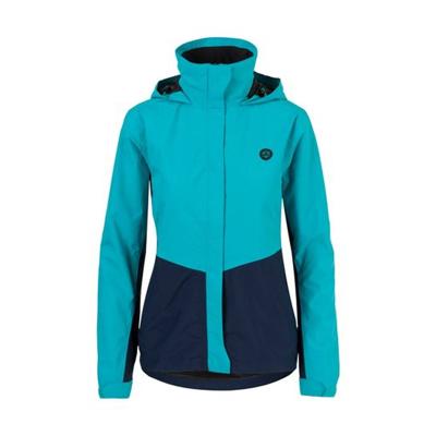 Section Regenjas Essential Dames Mint Navy