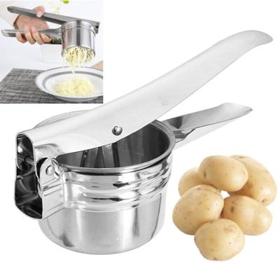 2 stuks aardappel fruit plantaardige handmatige pers juicer roestvrijstaal Crusher Squeezer
