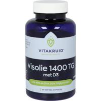 Vitakruid Visolie 1400 TG® Triglyceriden met D3 60 - thumbnail