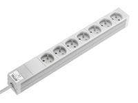 Rittal DK 7240.510 Stekkerdoos Zevenvoudig Aluminium Grijs 1 stuk(s) - thumbnail