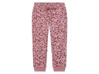 lupilu Meisjes joggingbroek (Patroon/Roze, 110/116) - thumbnail