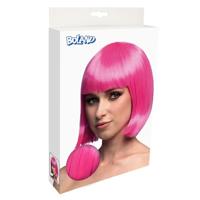 Bobline pruik cabaret ijzig roze - thumbnail