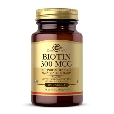 Solgar Biotine 300 mcg Tabletten Solgar Biotine 300 mcg Tabletten