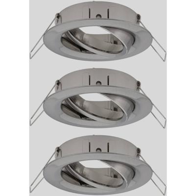 Paulmann 92485 EBL Choose Inbouwring Set van 3 stuks 10 W IJzer (geborsteld)