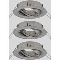 Paulmann 92485 EBL Choose Inbouwring Set van 3 stuks 10 W IJzer (geborsteld) - thumbnail