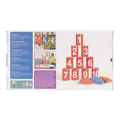 BS Toys blikwerpen rood, 13dlg. BS Toys blikwerpen rood, 13dlg.