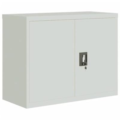 Archiefkast 90x40x70 cm staal lichtgrijs