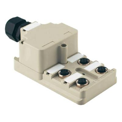 Weidmüller SAI-8-M 5P M12 OL 1740190000 Passieve sensor/actorbox M12-verdeler met metalen schroefdraad 1 stuk(s) Weidmüller SAI-8-M 5P M12 OL 1740190000 Passieve sensor/actorbox M12-verdeler met metalen schroefdraad 1 stuk(s)