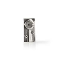 Nedis CSBW40995WT Iec (coax) -connector Male + Female - Gehoekt 2 Stuks Wit - thumbnail