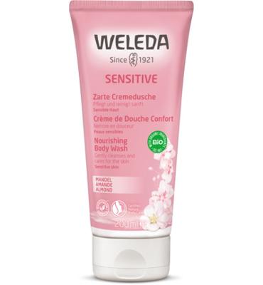 Weleda Amandel sensitive douchecreme 200 Milliliter