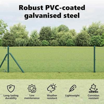 Gelaste draadhek Groen 0.8 x 10 m