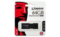 Kingston Technology DataTraveler 100 G3 USB flash drive 64 GB USB Type-A 3.2 Gen 1 (3.1 Gen 1) Zwart - thumbnail