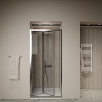 Pendeldeur BWS Arema 80x190 cm Profiel Chroom Boss & Wessing - thumbnail