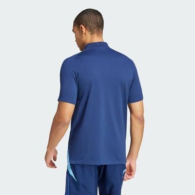 adidas Tiro 24 Competition Polo Donkerblauw Blauw Lichtblauw