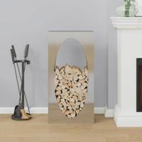 Brandhoutrek 50x23x100 cm roestvrij staal - thumbnail