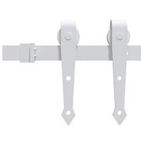 Schuifdeur met beslag 70x210 cm massief grenenhout - thumbnail