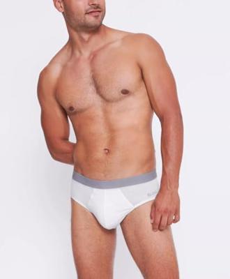 2-Pack heren slips - GO Abc brief - Biologisch katoenen heren onderbroeken met elastische band - Milieuvriendelijk - Duurzaam