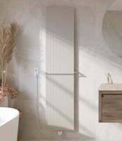 Ben Costela elektrische designradiator 700W 42x180cm zand met handdoekhouder - thumbnail