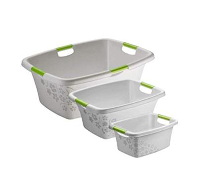 Rotho Flowers Wasmand 25L Cool Grey Rotho Flowers Wasmand 25L Cool Grey