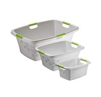Rotho Flowers Wasmand 25L Cool Grey - thumbnail