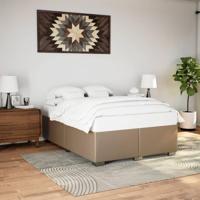 Bedframe kunstleer cappuccinokleurig 140x200 cm - thumbnail