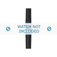 Armani horlogeband AR-5603 Leder Zwart 18mm - thumbnail