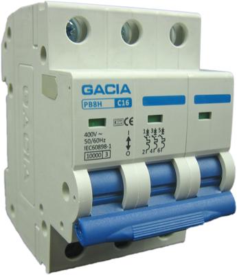 GACIA M80/PB8H-3C06 inst. 3p C6 10kA