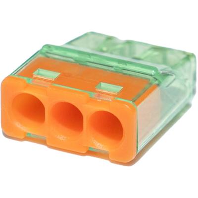 Oranje 3-polige Lasklem 0.2-2.5 mm² - 1000 Stuks