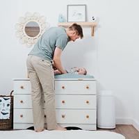 Luieremmer Dress up ANGELCARE wit - thumbnail