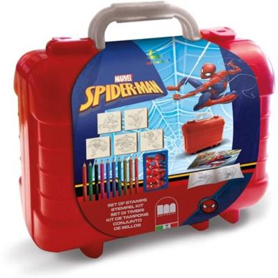 Spiderman Kleuren Stempel Kofferset